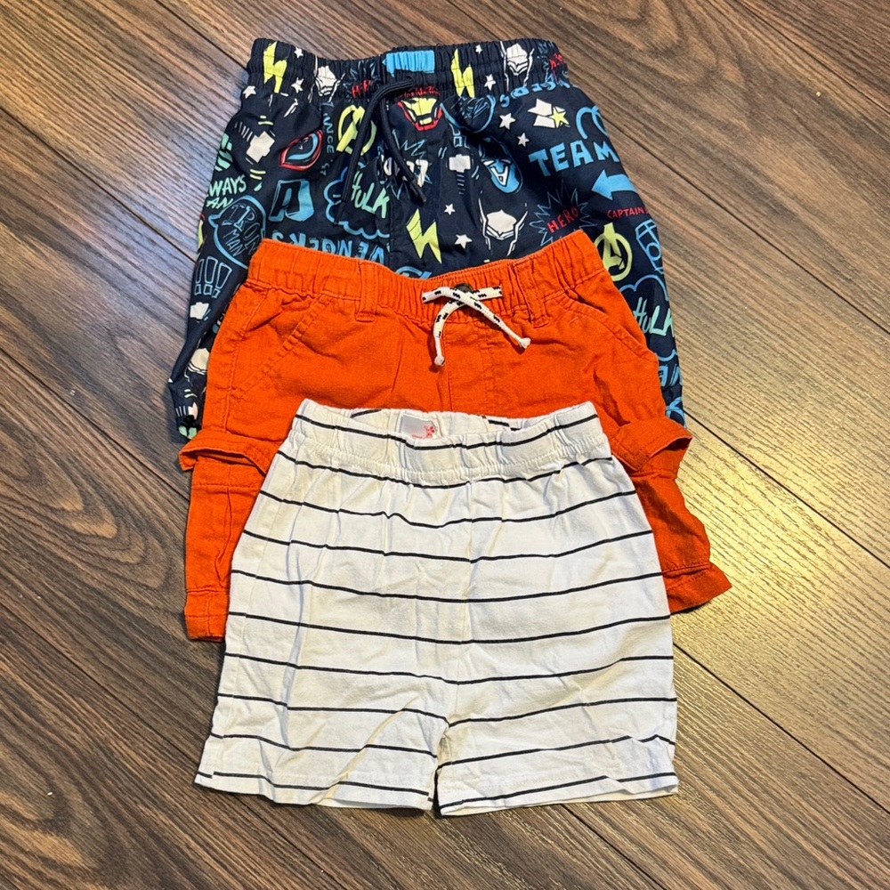 Kids Colorful Shorts Set